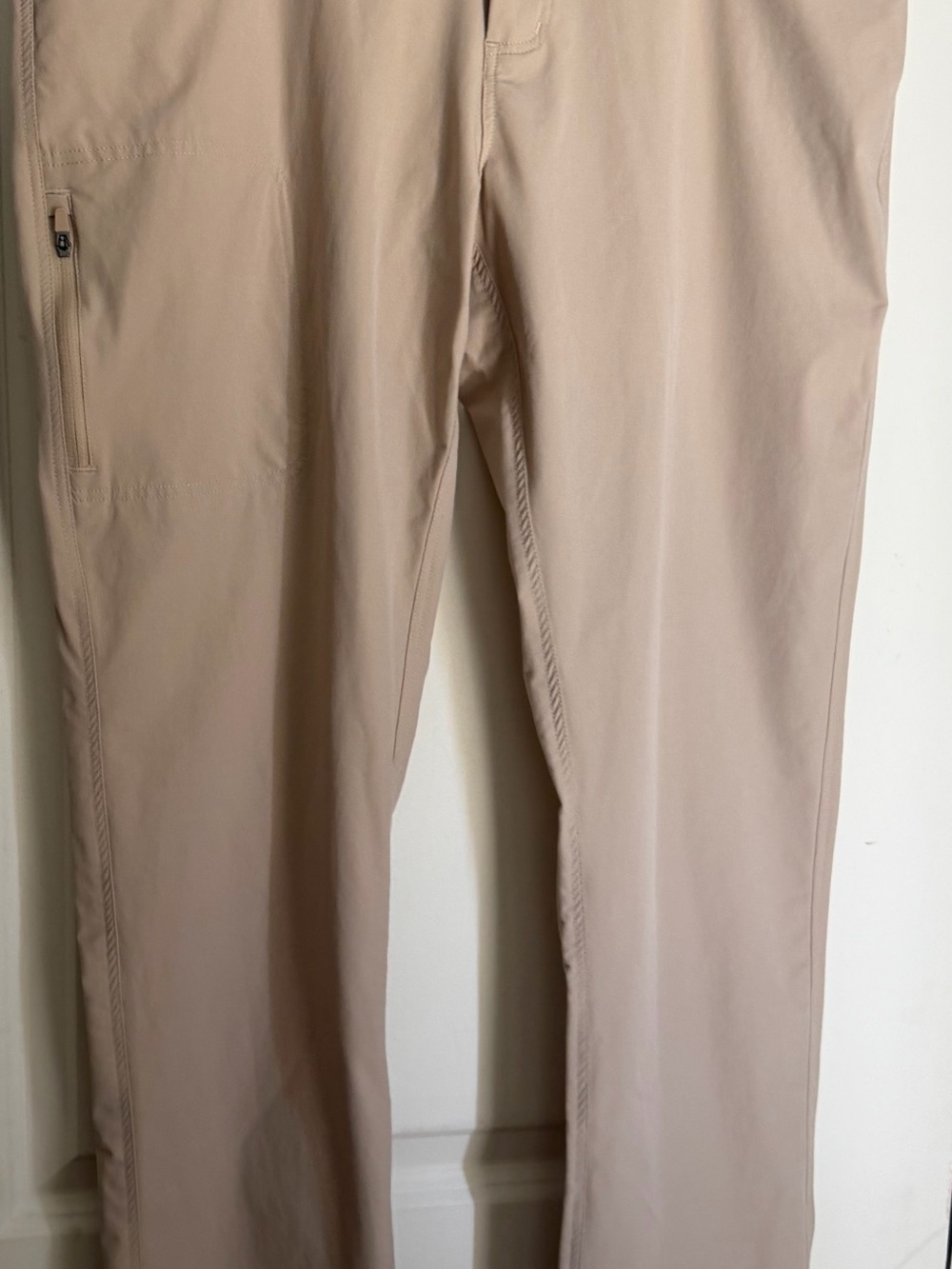 Willit women's nylon outdoor hiking Lightweight Beige Stretch Pants utility upf